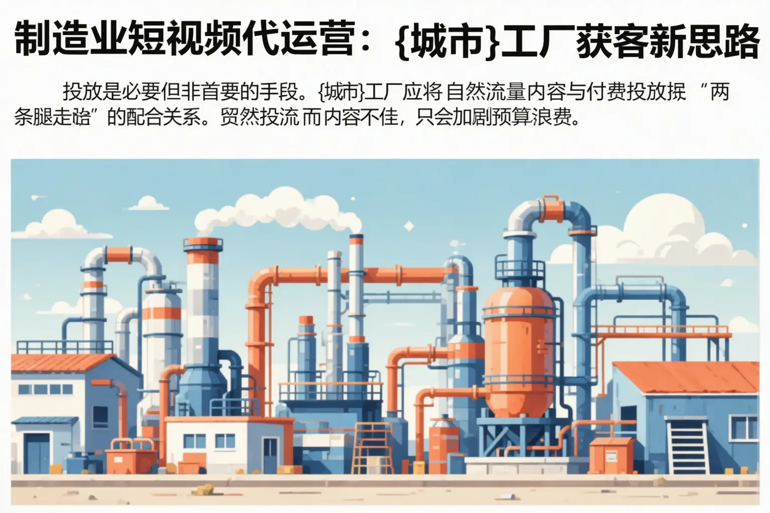 制造业短视频代运营:东兰工厂获客新思路